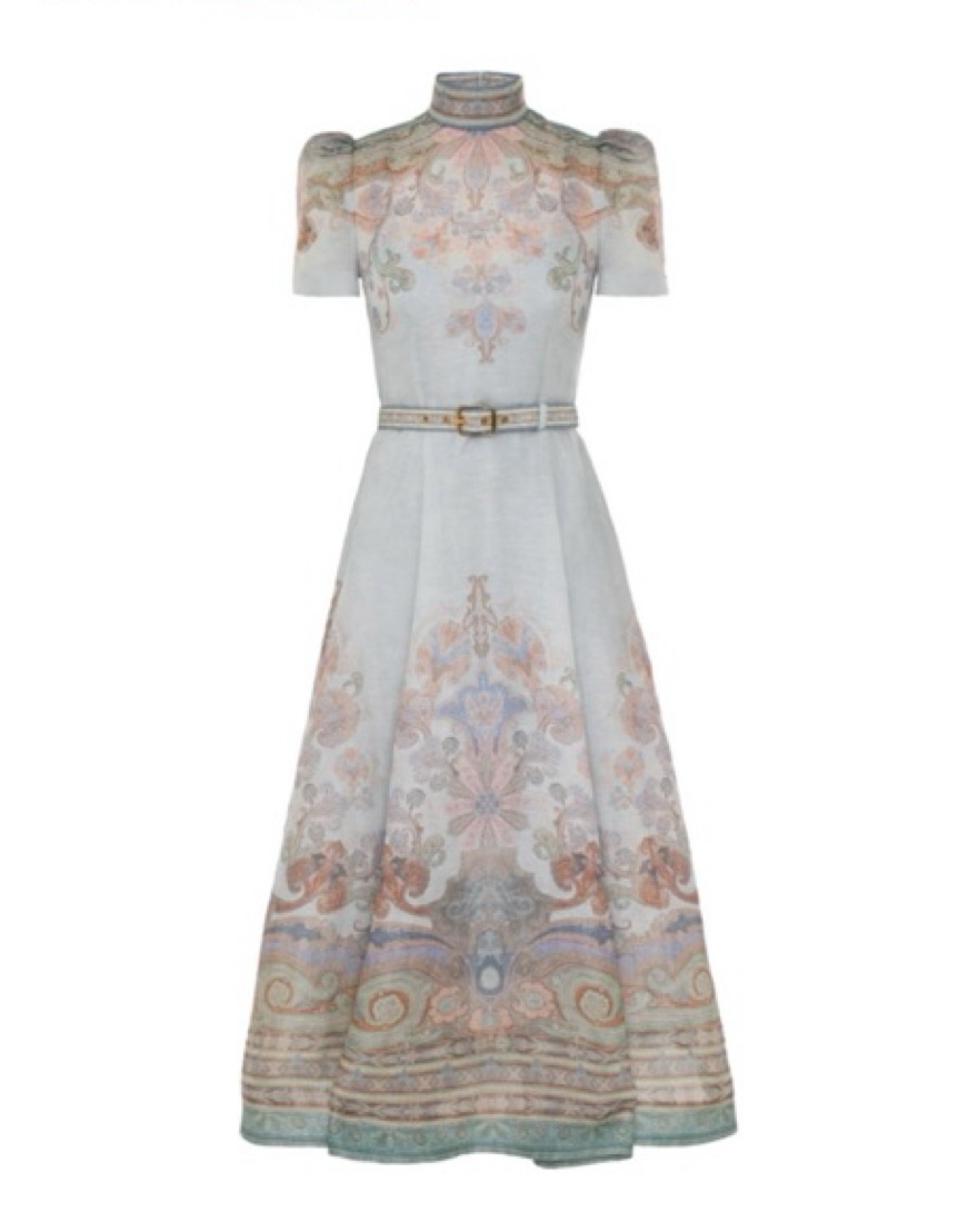 zimmermann eden belted midi dress Zimmermann Eden Long-Sleeve Midi Dress