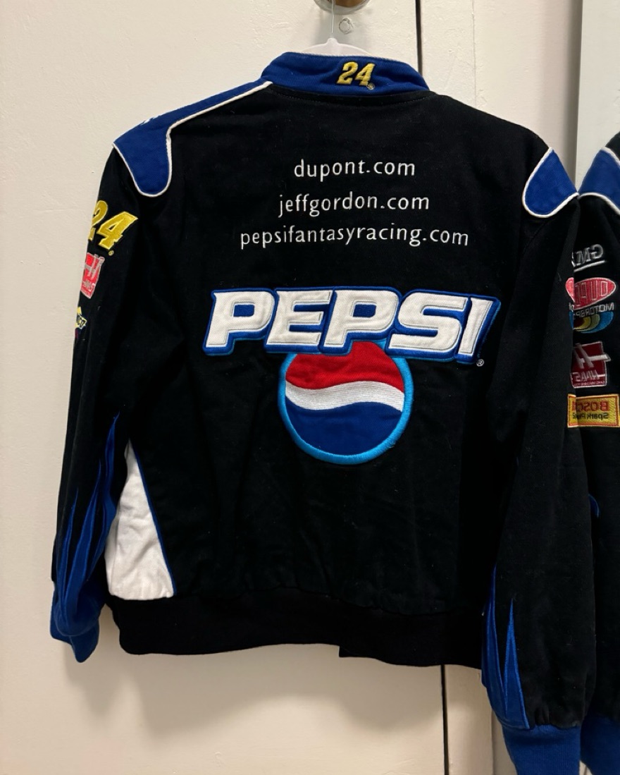 pepsiジャケット Vintage Full Zip Pepsi Delivery Driver Jacket 46 Soda Gas