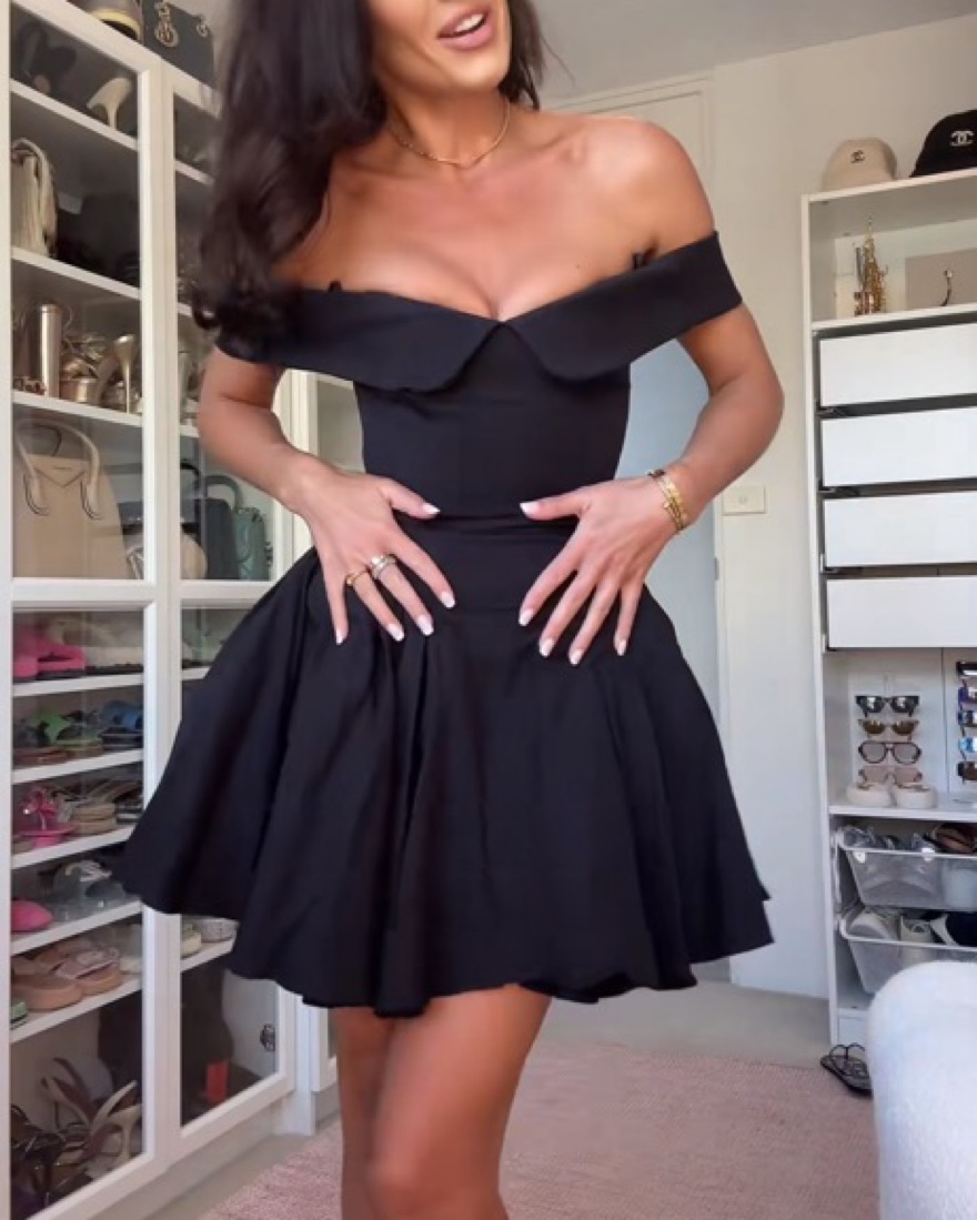 スーツ・フォーマル・ドレス House Of CB ELIDA L+ HOUSE OF CB Elida Off the Shoulder Minidress | Nordstrom