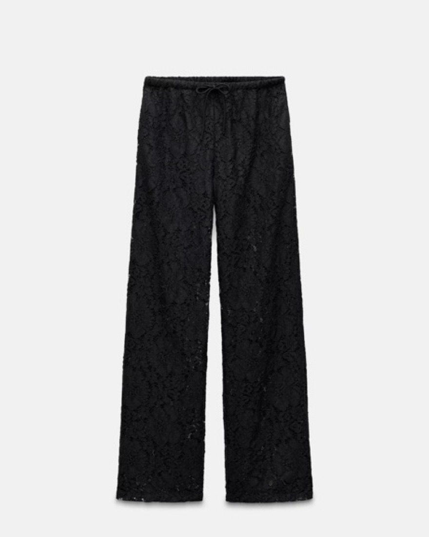 Spangle Lace Short Pants ブラック Black Lace Pants - Built In Shorts | Pickle