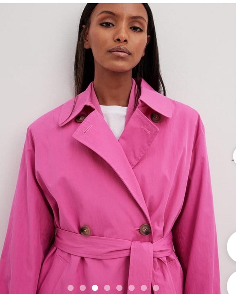 Pink Trench Coat by NAKD - Pickle