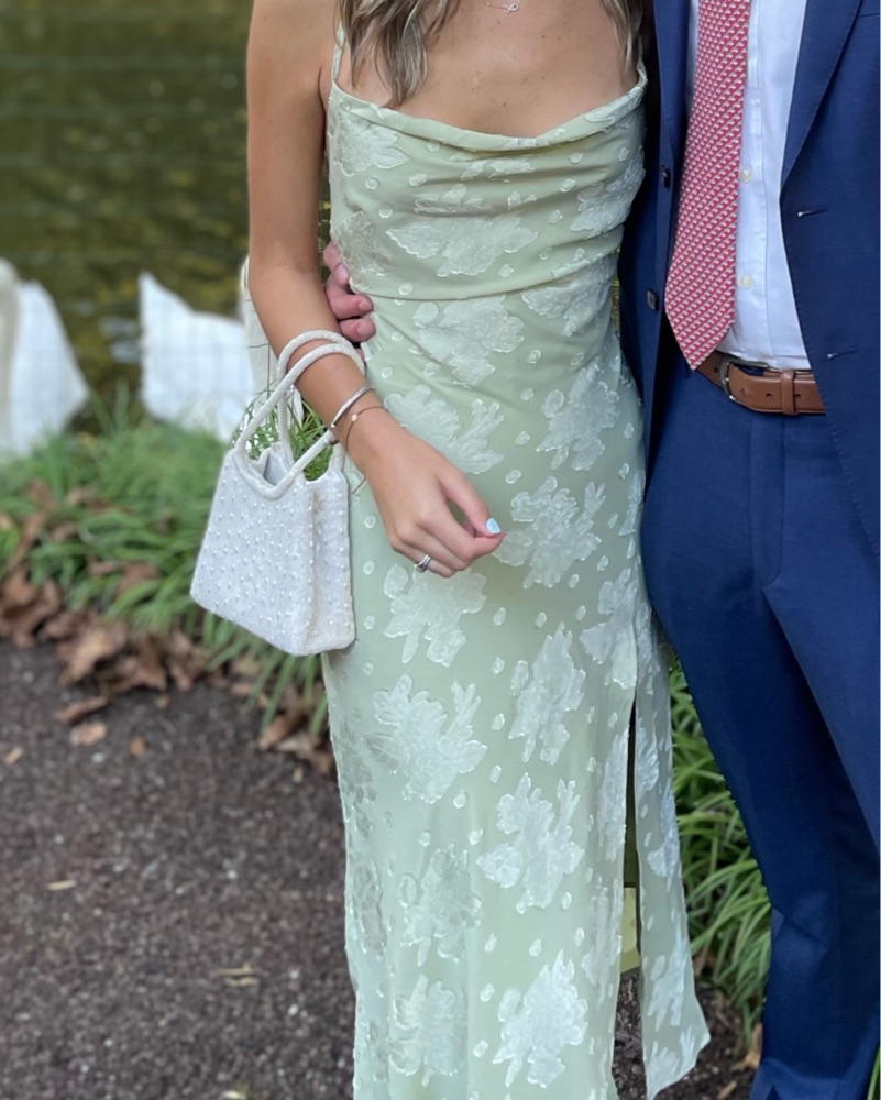 pistachio green midi dress Cloud Nine Dress main image 1