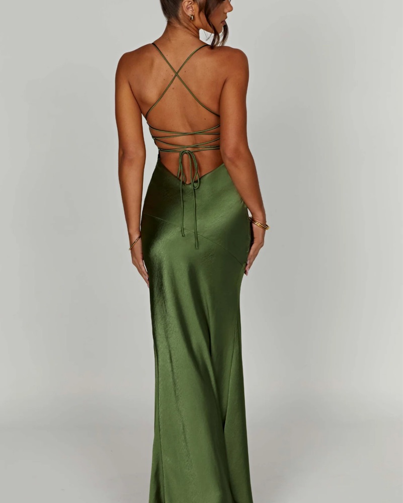 Babyboo Isobel Maxi Dress In Emerald by Babyboo - Pickle