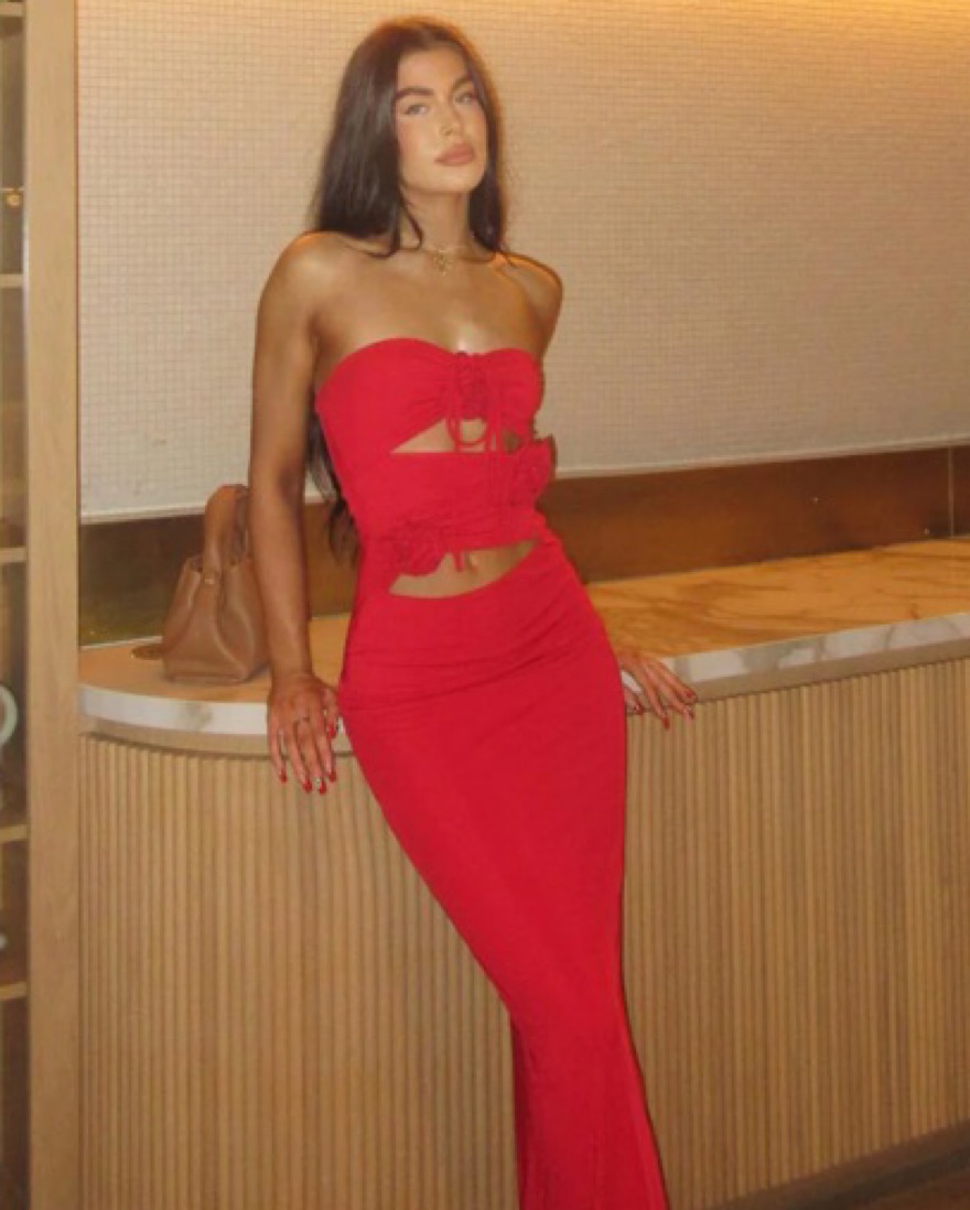 What A Girl Wants Maxi Dress Red by White Fox Boutique - Pickle