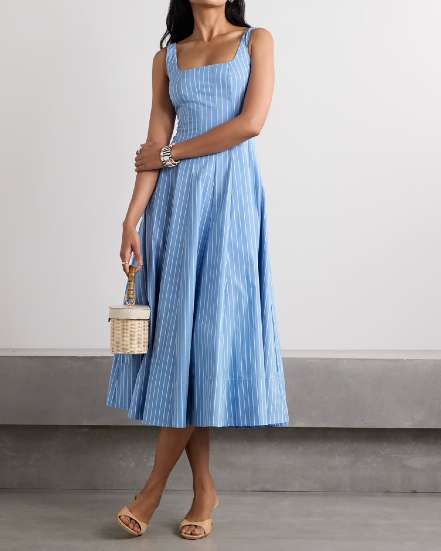 crinkle cotton midi dress Luxe in Black Xlarge this dress is machine published:2025-12-30 Color:Mongia Pink Silk Midi Dress: