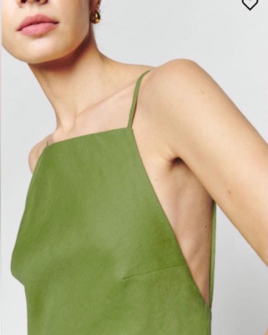 Reformation Selia Linen Maxi Dress Small by Reformation - Pickle