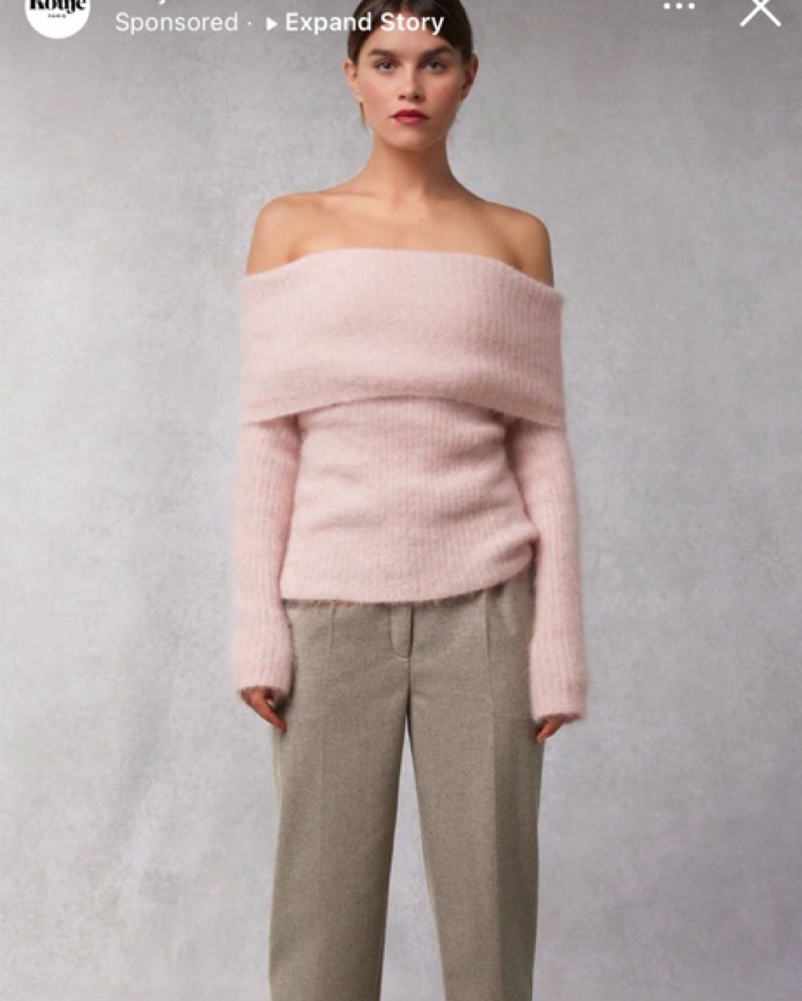 新品タグ付きPHOTOCOPIEU FLARED SHOULDER JUMPER Cashmere Open Shoulder Jumper | The Webster