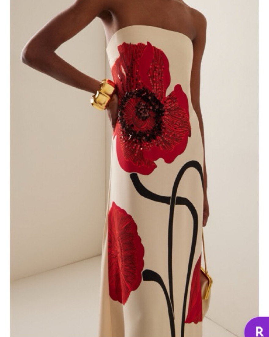 Johanna Ortiz Petals Strapless Maxi by Johanna Ortiz - Pickle