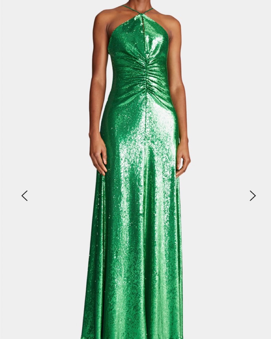 green halston dress Wrinkle-Free Sleeveless Tennis & Golf Dress in Emerald Paisley | TPN  Collection – Women's Clothing Boutique main image 0