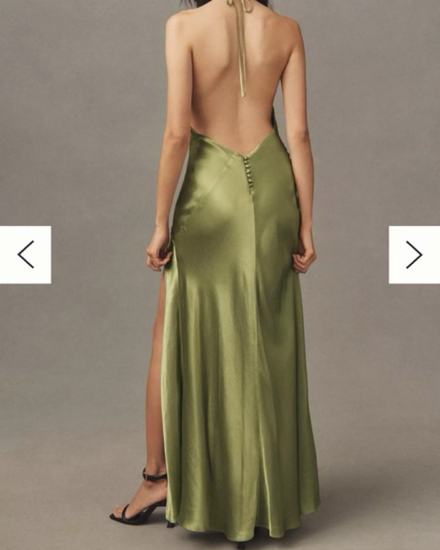 Bardot 'Yve' Open-Back Silky Maxi dress by Bardot - Pickle
