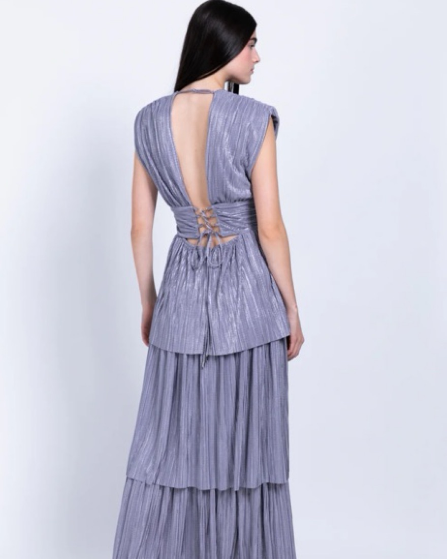 Sabina Musayev Judith Gown In Grey by Sabina Musayev - Pickle