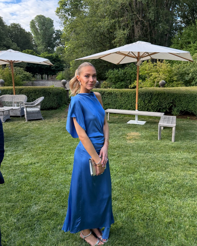 alc blue dress A.L.C. Emerson Dress