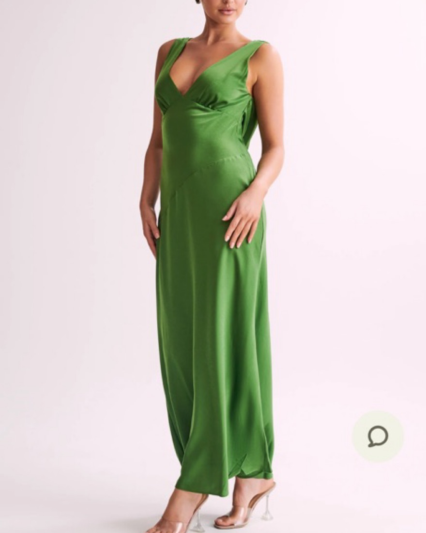 Meshki Green Maxi Dress - NADIA by Meshki - Pickle