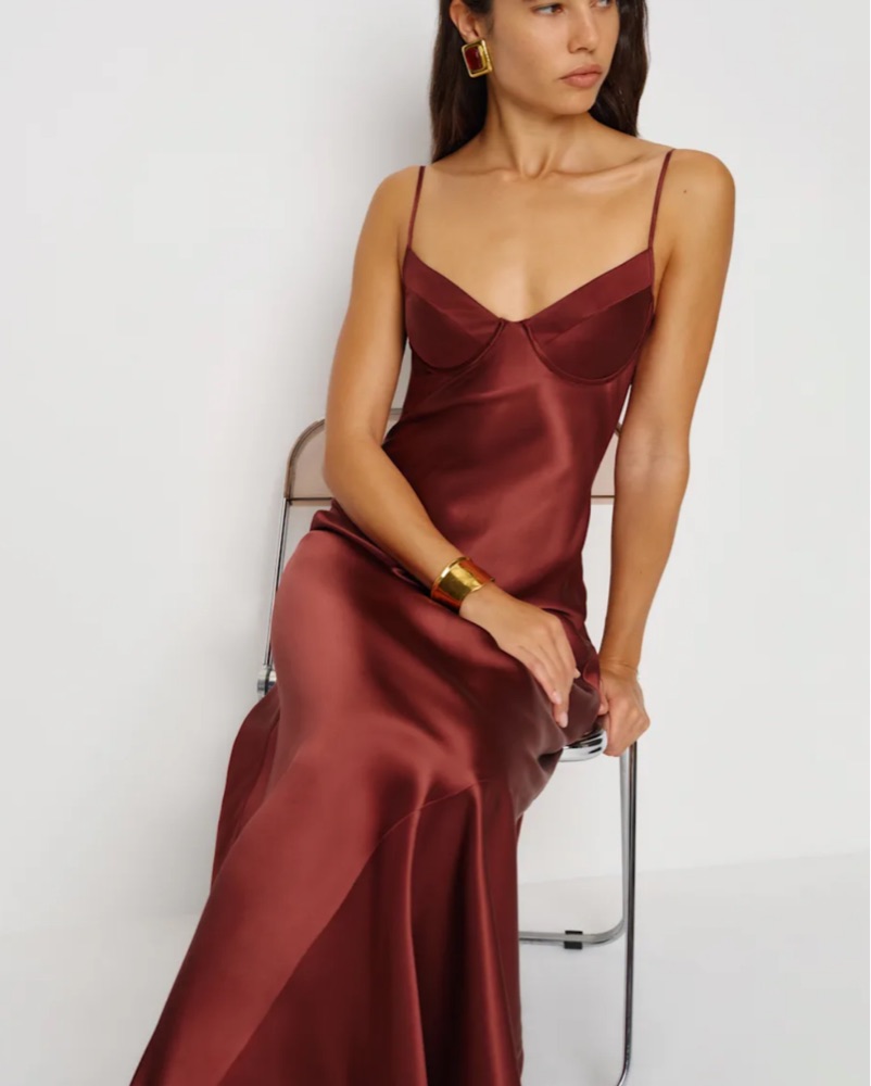 reformation neva silk dress Reformation Neva Silk Maxi Dress by Reformation