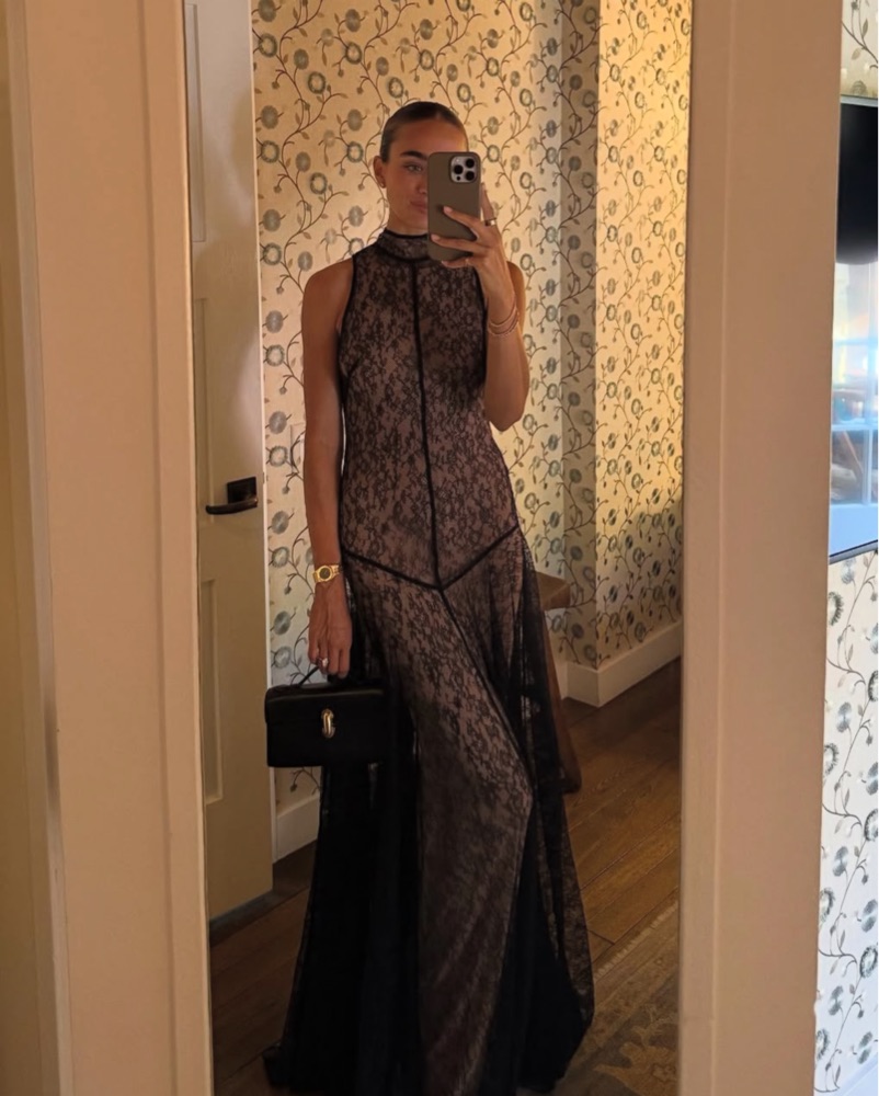 vintage lace prom dresses V Neck Baby Blue Lace Long Senior Prom Dress With Applique Tulle Vintage  Evening Dress SED033