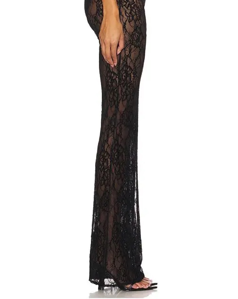 Acka original lace pants（black） Black Lace Pants | Pickle