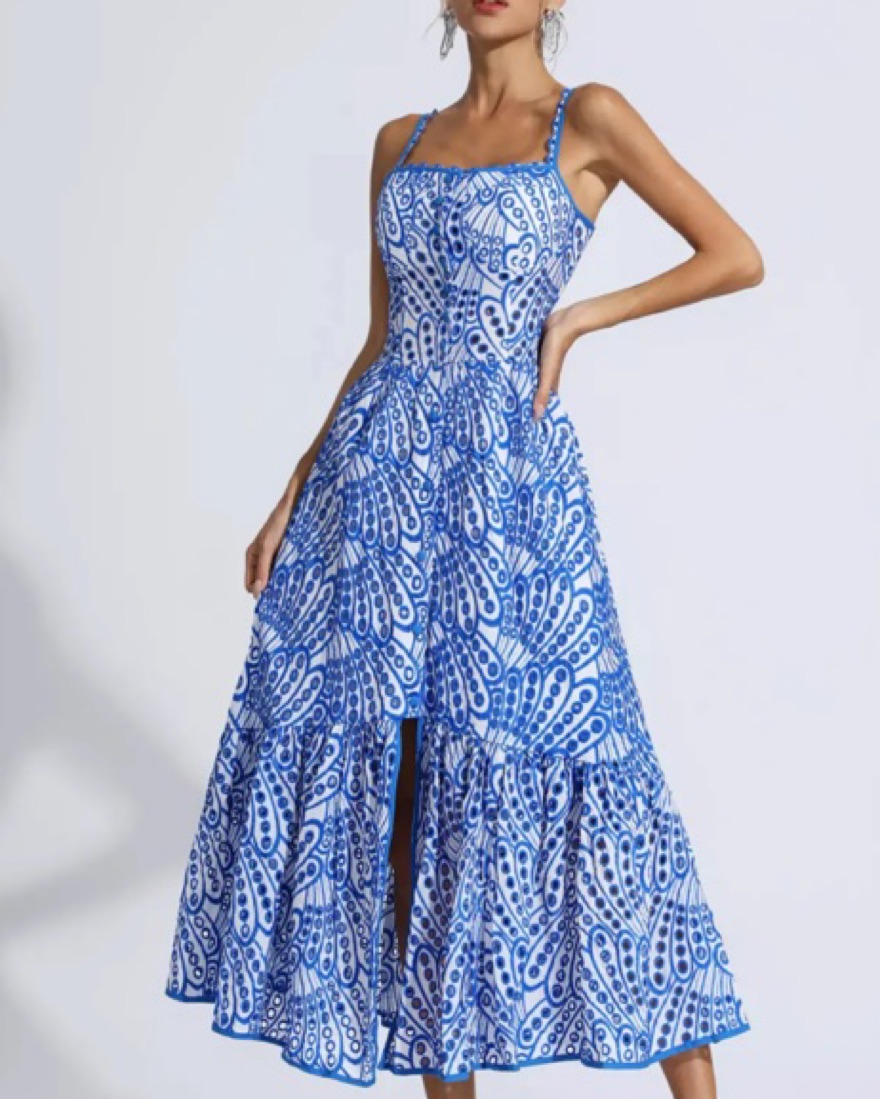 charo ruiz blue strapless dress Charo Ruiz Ibiza Minerva Long Dress in Blue Tannis