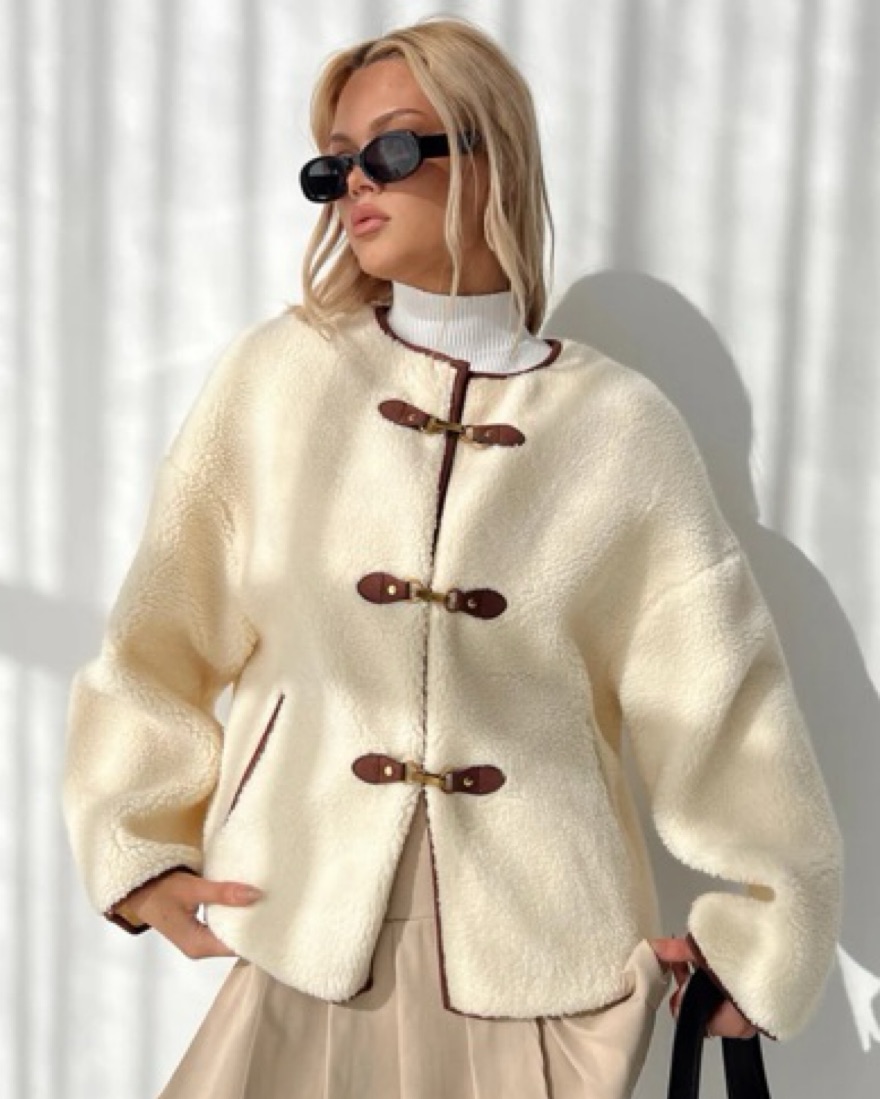 Wool Overcoat by Princess Polly - Pickle