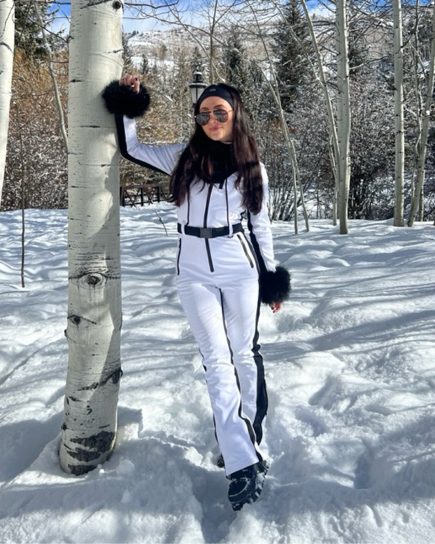Zara White Ski Suit With Belt by Zara - Pickle