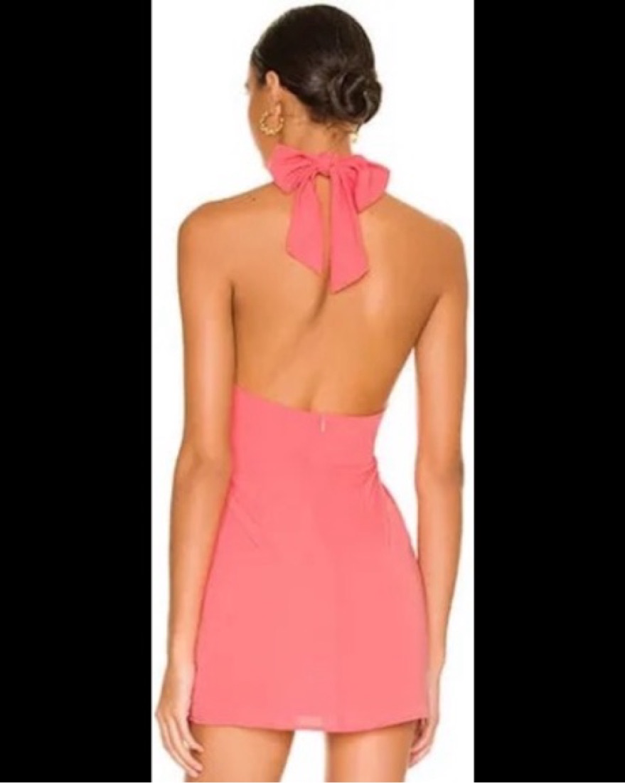 pink cross front dress ELOQUII Women's Plus Size Cross Front Flutter Sleeve Dress - Pink