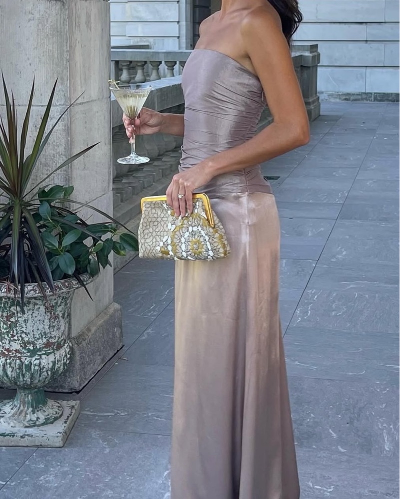 Meshki Wedding Guest Dress, Viviane Audi by Meshki - Pickle
