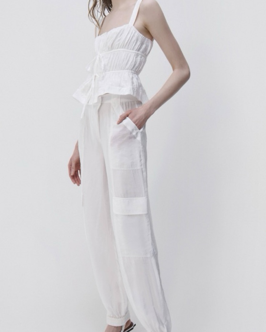 Simkhai Abilene Parachute Top | Pickle