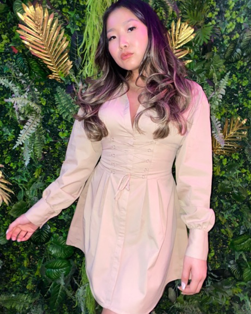 Bershka Corset Dress by Bershka - Pickle