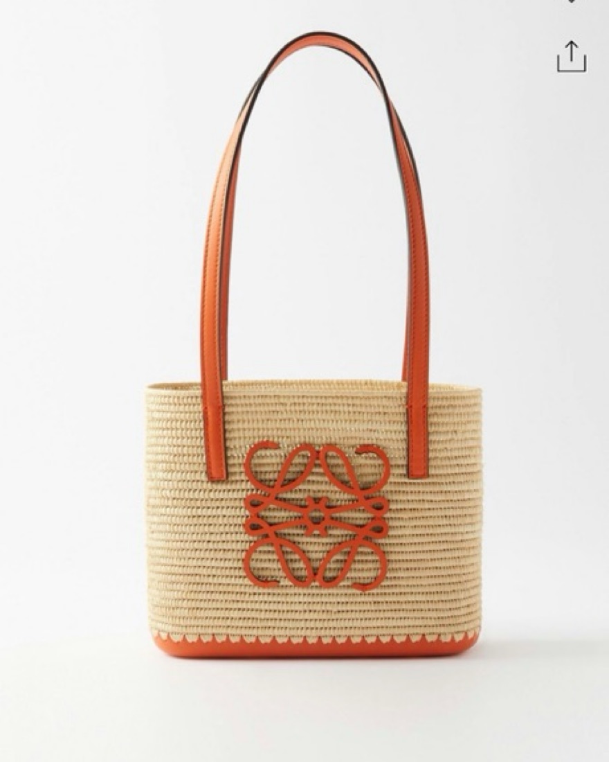 Loewe Paula's Ibiza Mini Basket Bag by Loewe - Pickle