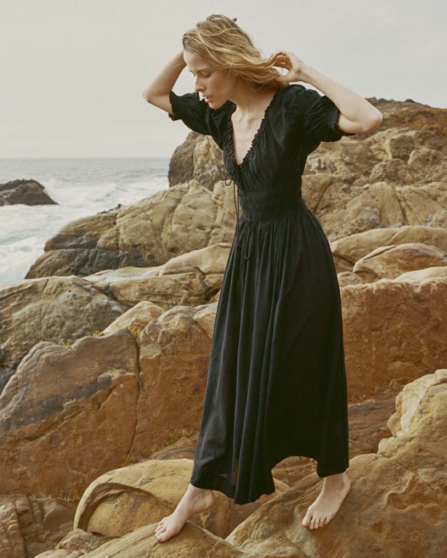 doen ischia dress Ischia Dress - Salt Flock Dot