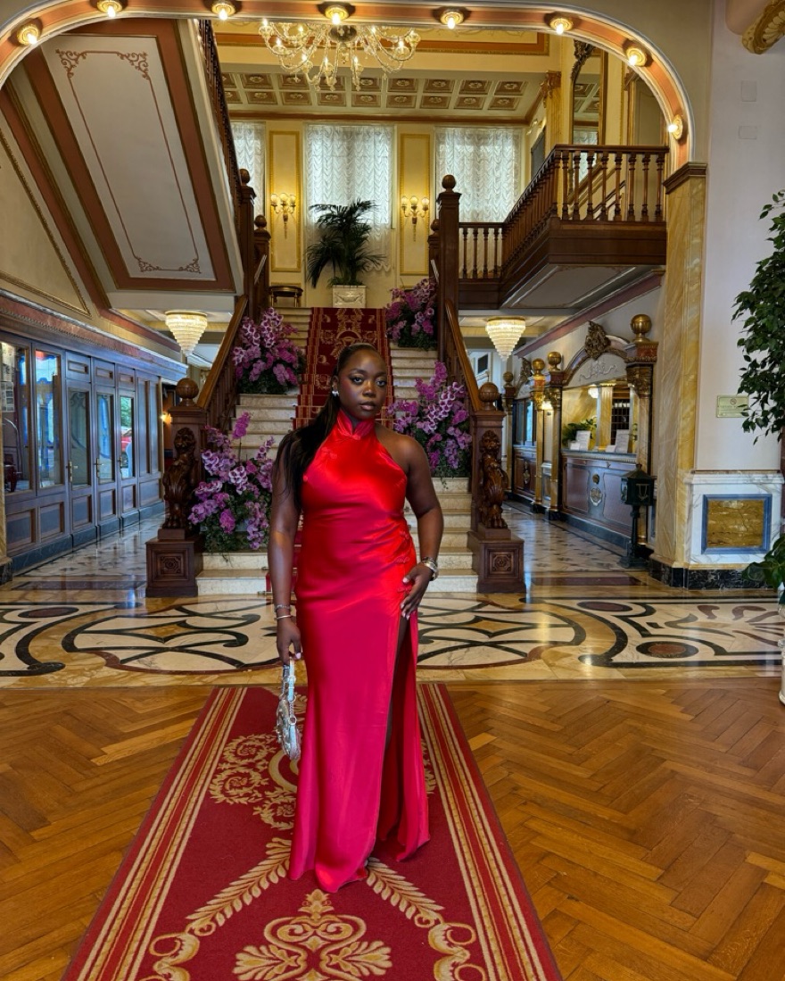 michelle red dress Sau Lee Michelle Gown in Red by Sau Lee