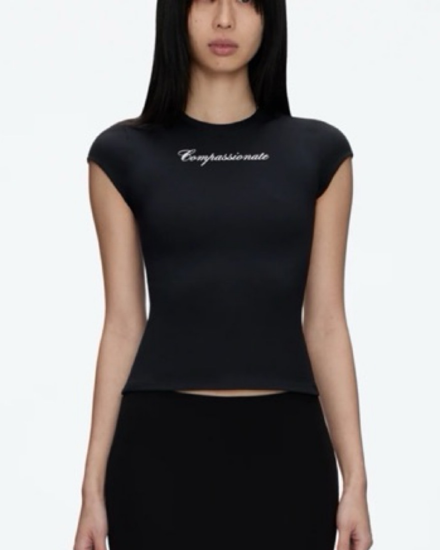 トップス tankair POLOBABY TEE Polo Baby Tee in Milk - Tank Air