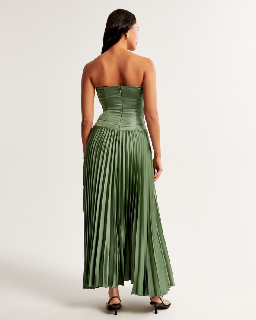 Green Abercrombie Giselle Dress by Abercrombie and Fitch - Pickle