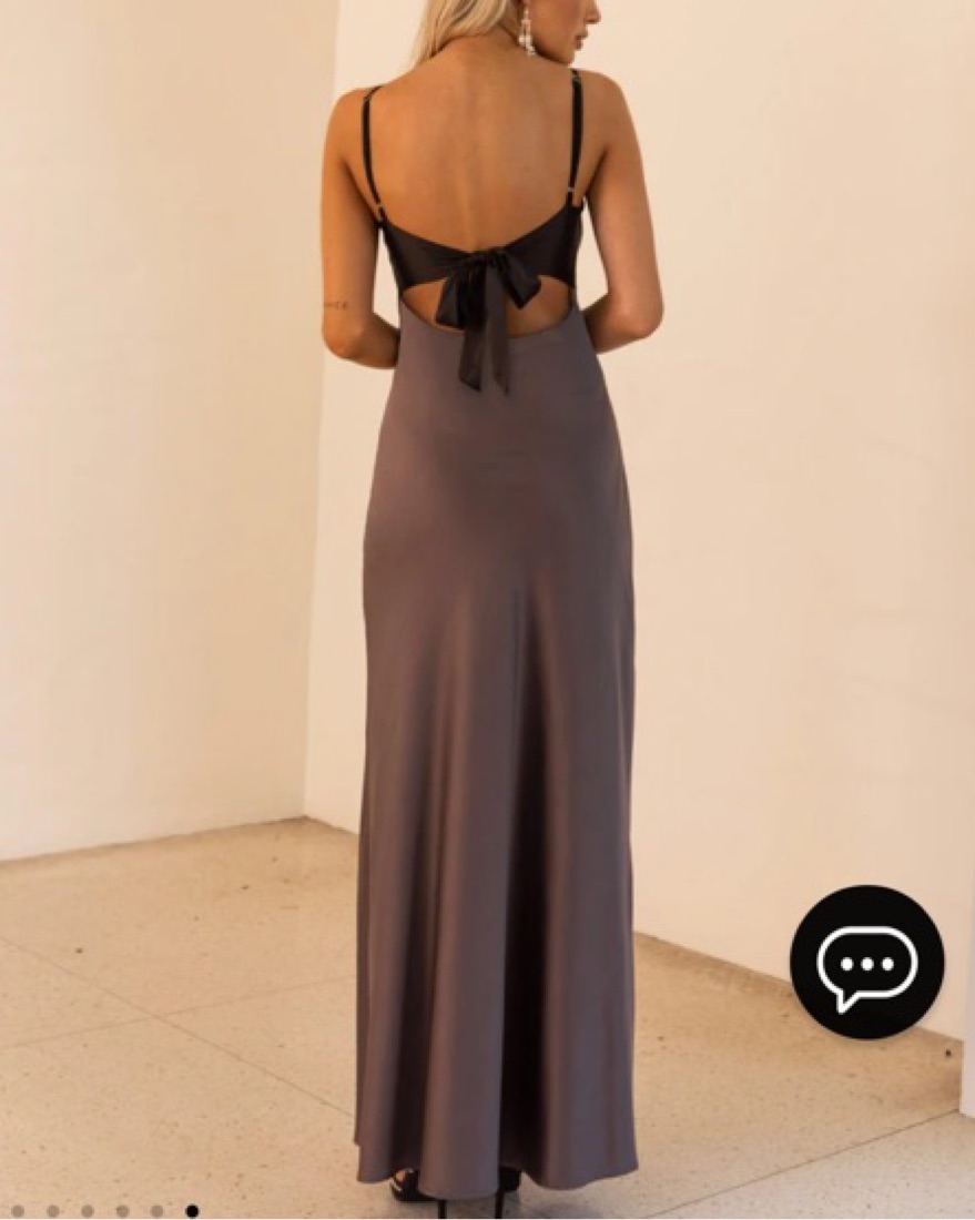 Flora Satin Maxi Dress Peppermayo by Peppermayo - Pickle