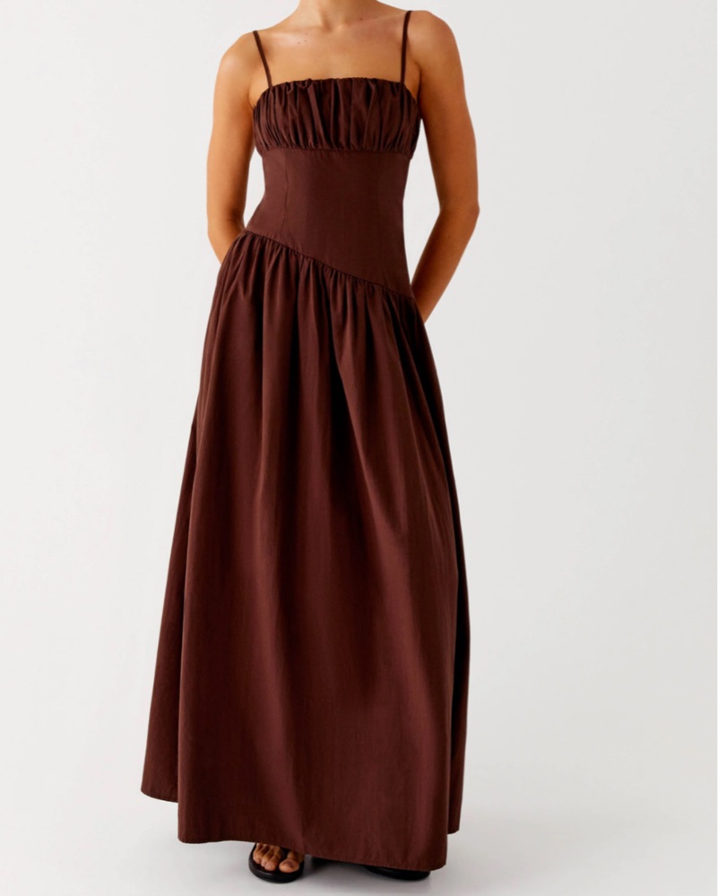 maxi dresses for cheap Elegant Casual Solid Waist Side Slit Dress Women Long Dress Red : Clothing, Shoes & Jewelry Shoe Size:US 9.5 bfcm25 casual outings White Sorority Dress |