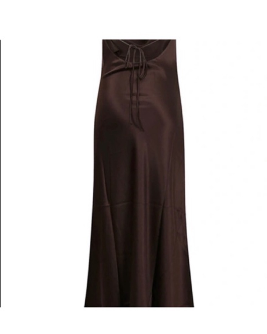 The Andamane Brown Slip Dress | Pickle