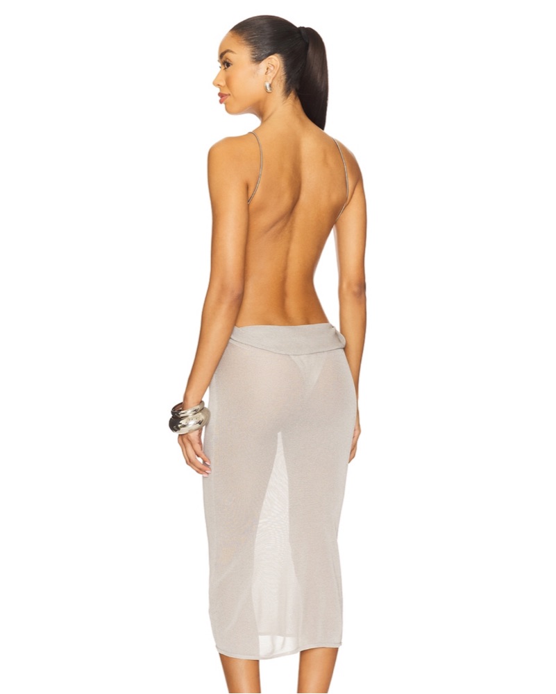 miaou sheer dress BIANCA DRESS
