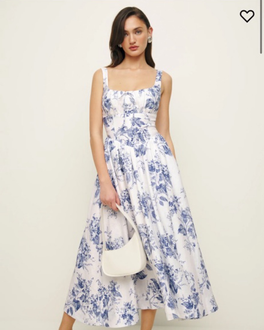 Reformation Balia Linen Dress | Pickle