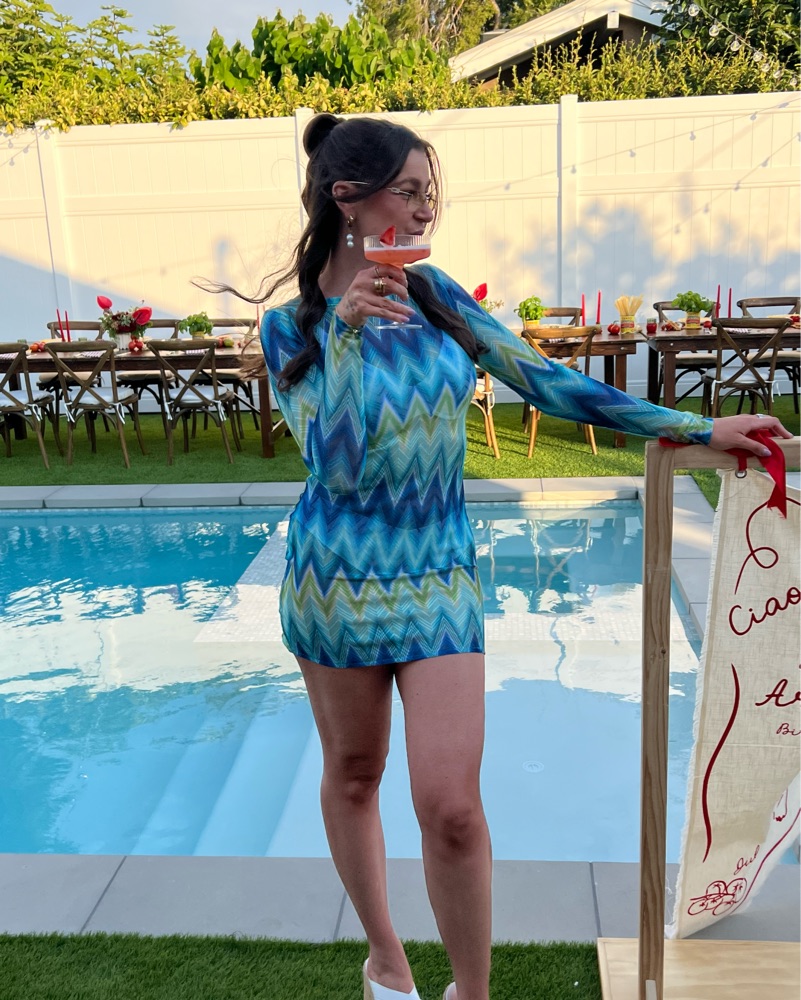 Missoni Zig Zag Woven Mini Dress by Missoni - Pickle