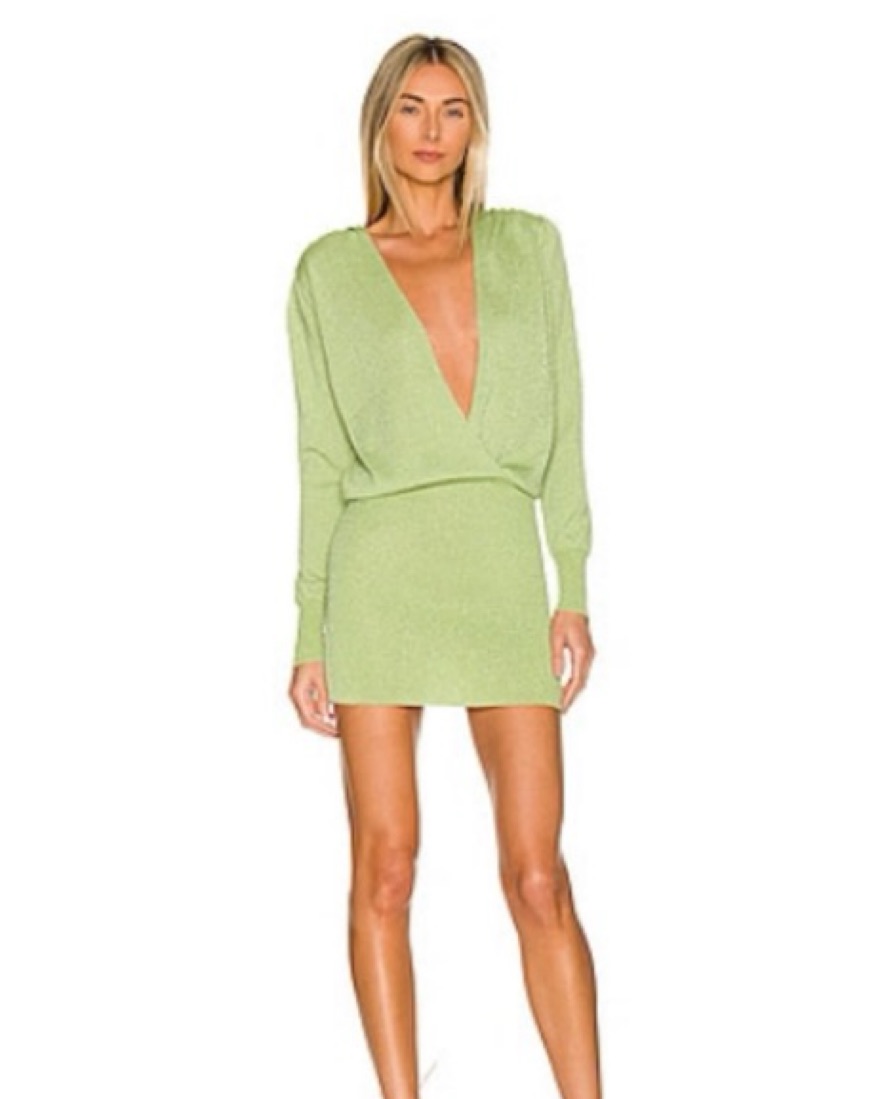 green mini dress revolve Modest Mermaid-Style Party Dress with Sweetheart Neckline & High Thigh –  Rosymae