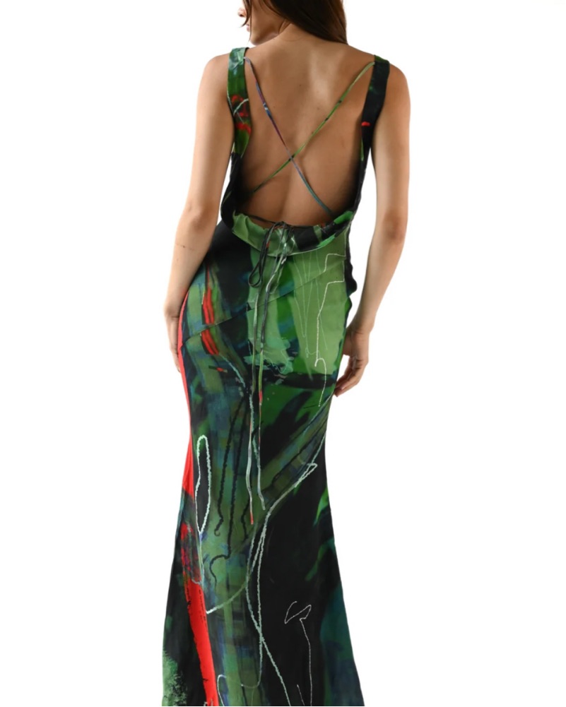 yellow the label green dress Yellow the Label Rhae Dress by Yellow The Label