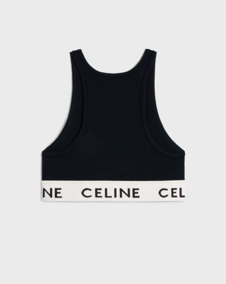 Celine Crop Top In Athletic Mesh | Pickle