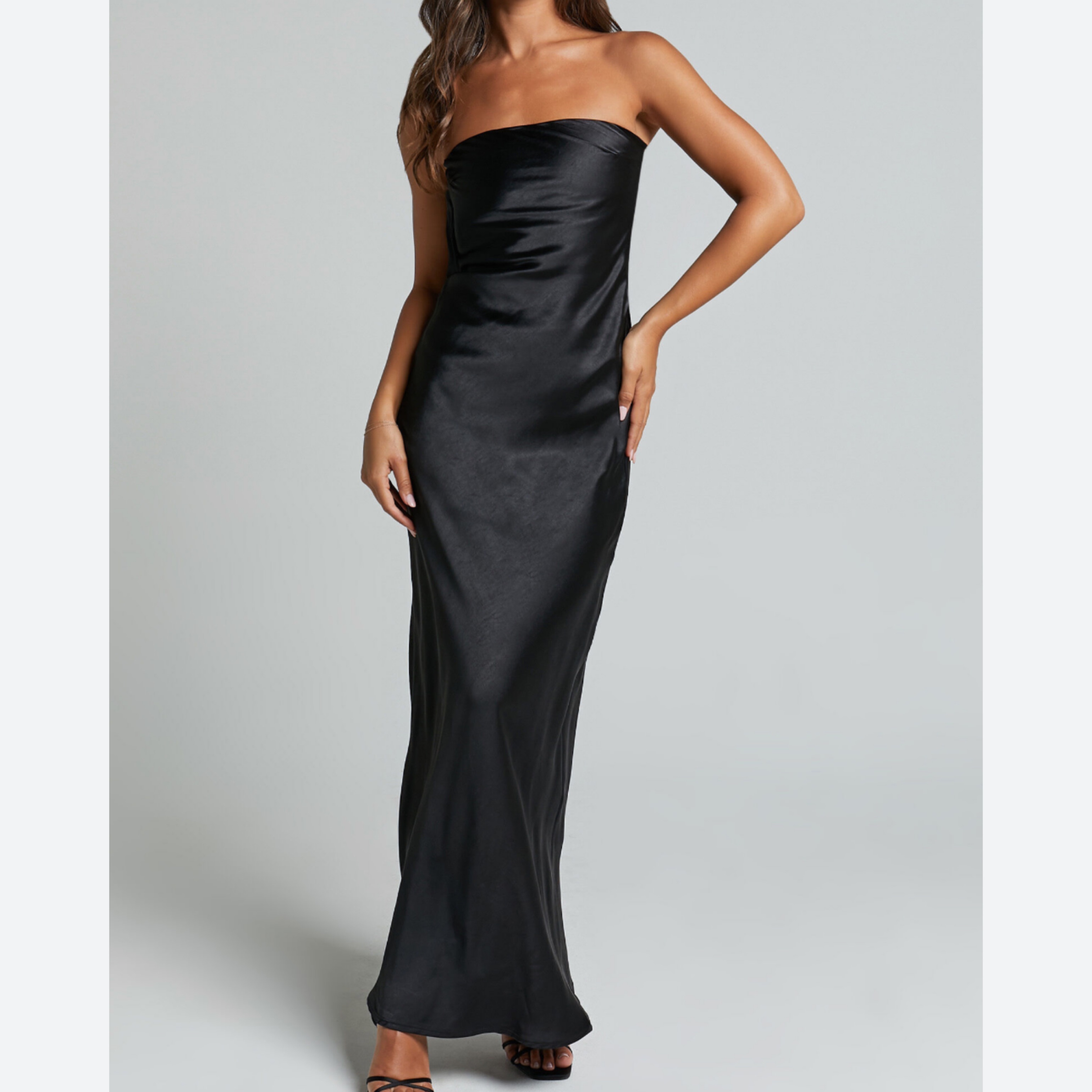 Showpo. Silk Black Dress by Showpo - Pickle