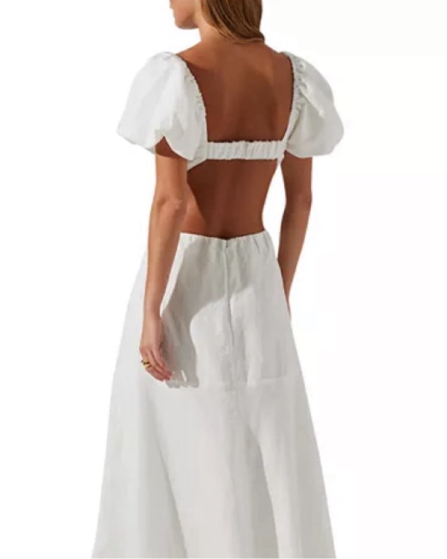 astr white lace midi dress Astr White Lace Midi Dress XS (0-2) Like new
