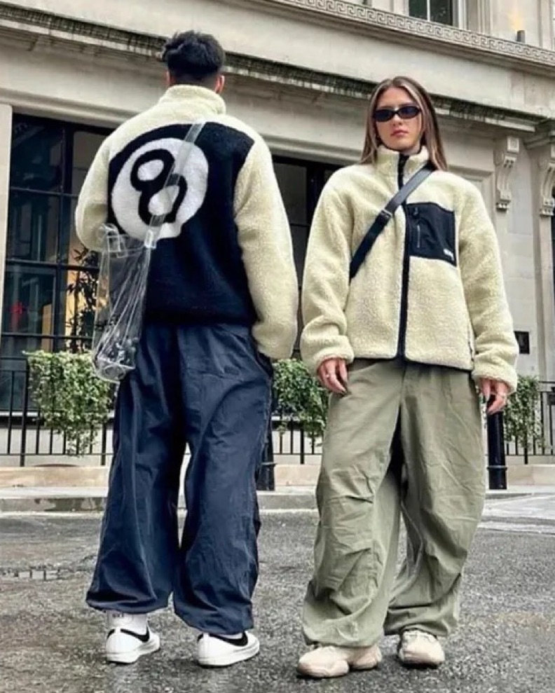 Stüssy 8 Ball Fleece Jacket by Stussy - Pickle