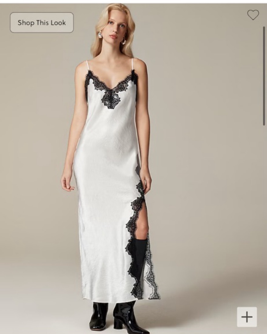 black and white slip dress Black and White Striped Slip Dress