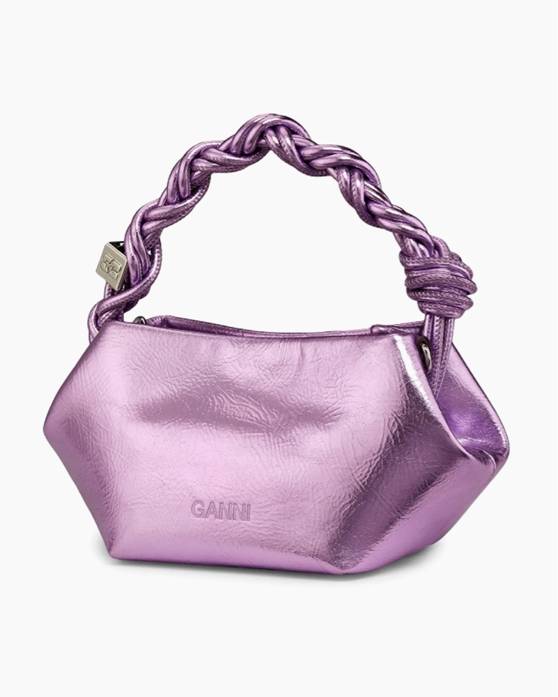 Ganni Metallic Pink Lavender Bou Bag by Ganni - Pickle