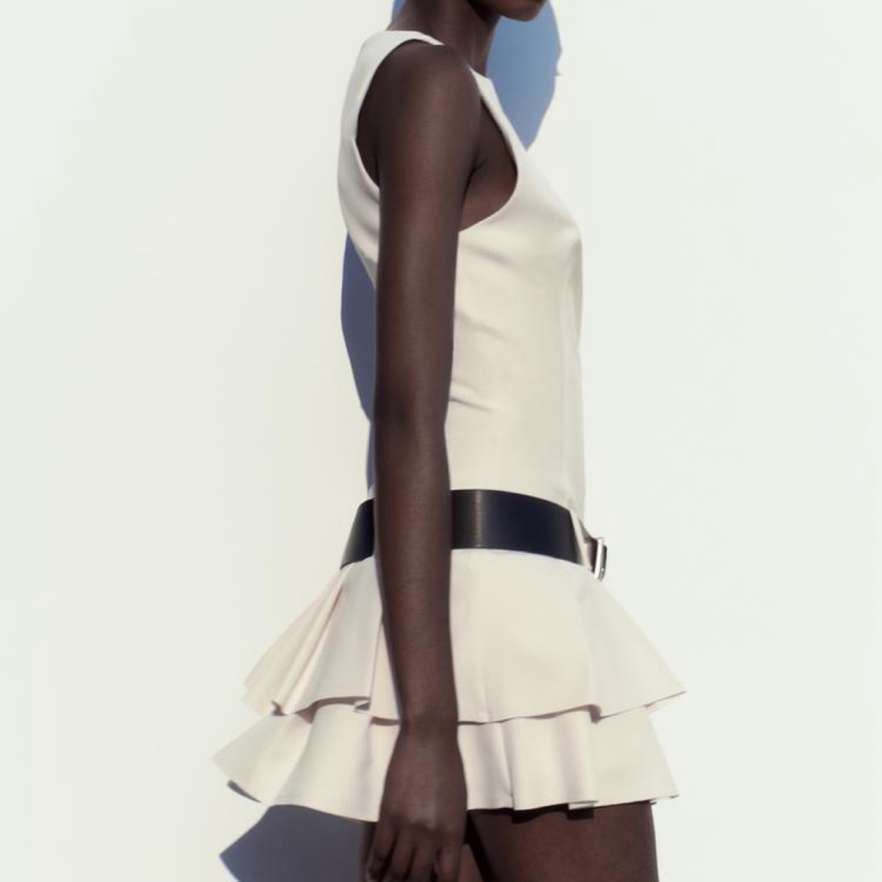 zara belted box pleat jumpsuit dress Zara Viral Box Pleat Belted Dress by Zara