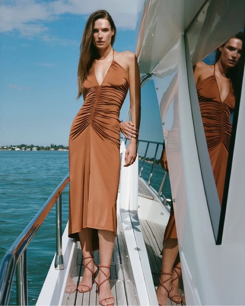 more to come halter dress Bishop + Young main image 0