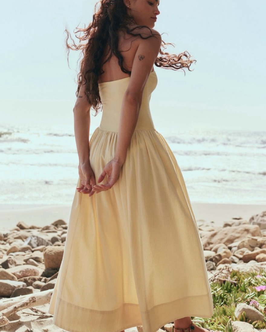 Free People Butter Yellow Dress by Free People - Pickle