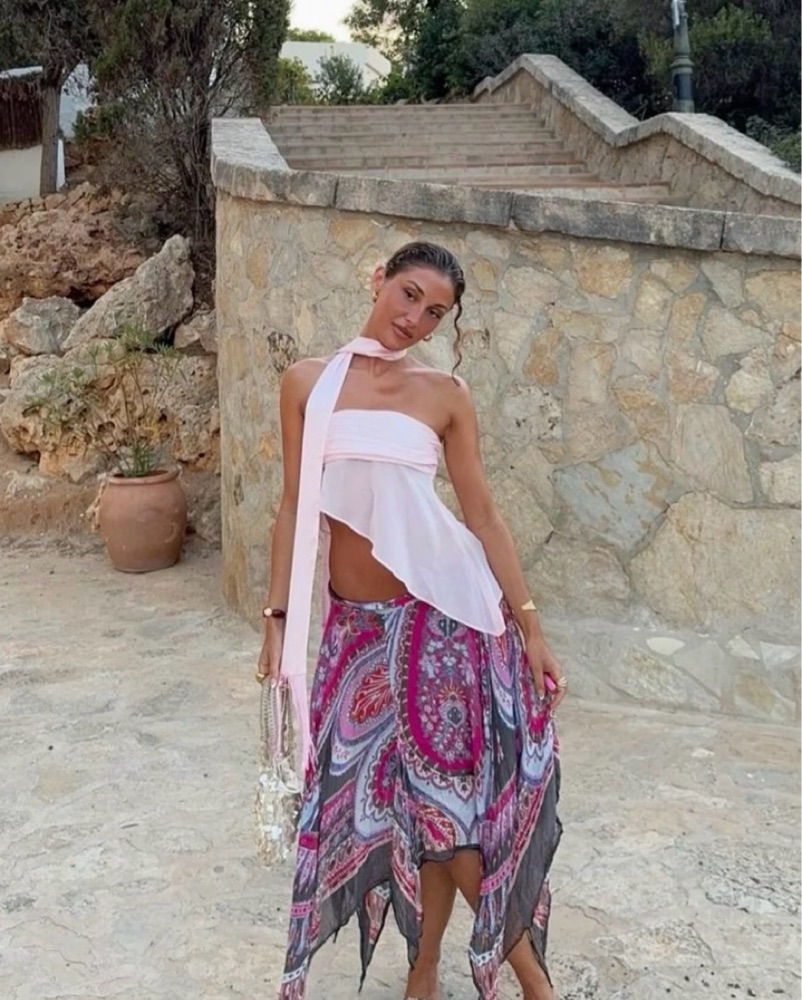 Jaded London Pink Tube Top w/ Scarf by Jaded London - Pickle